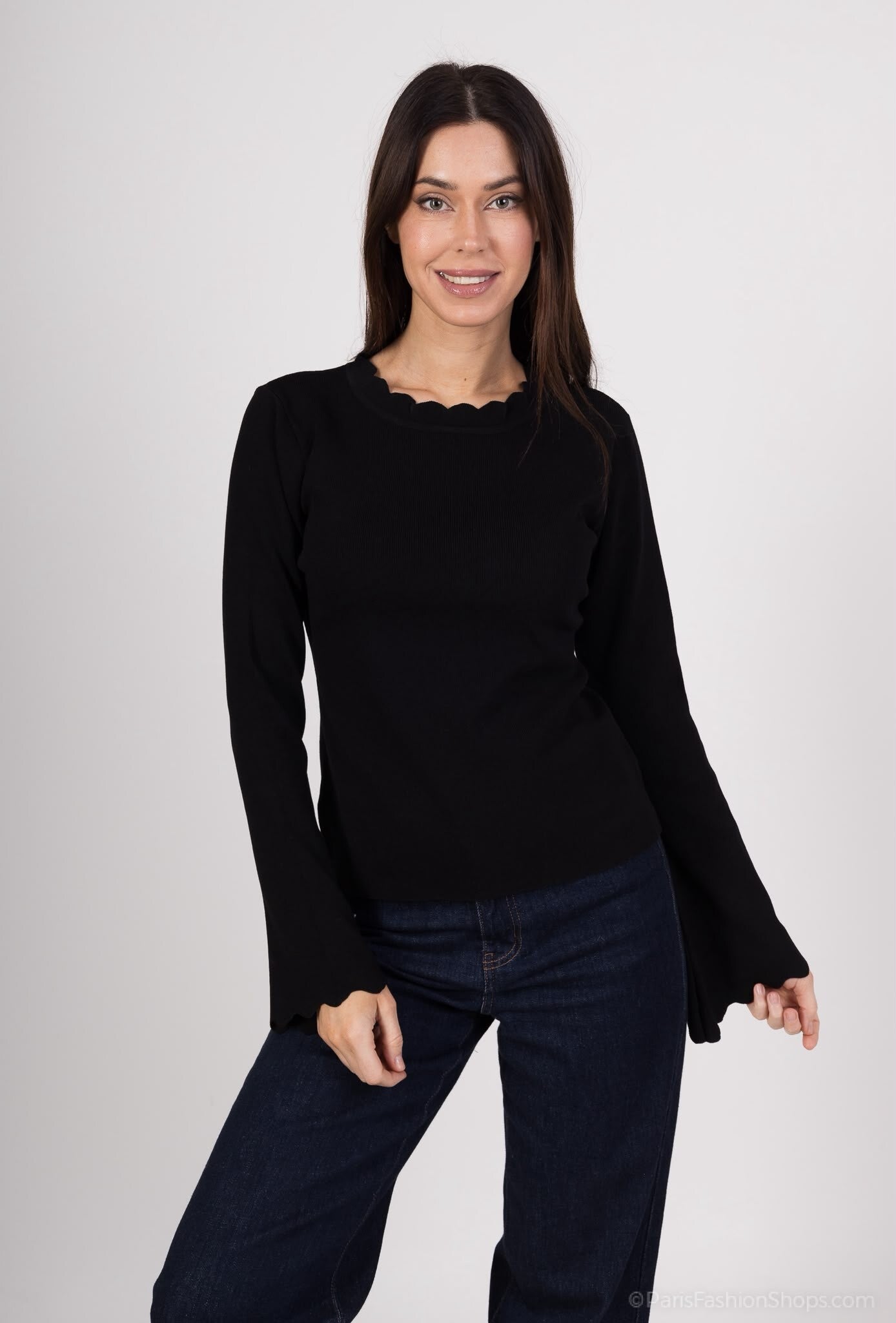 Longsleeve Marissa - zwart