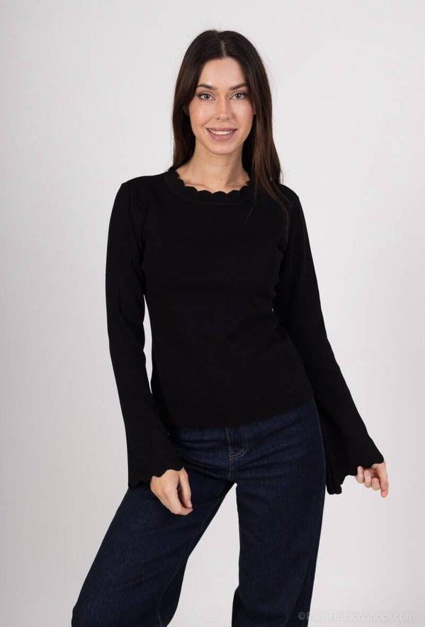Longsleeve Marissa - zwart
