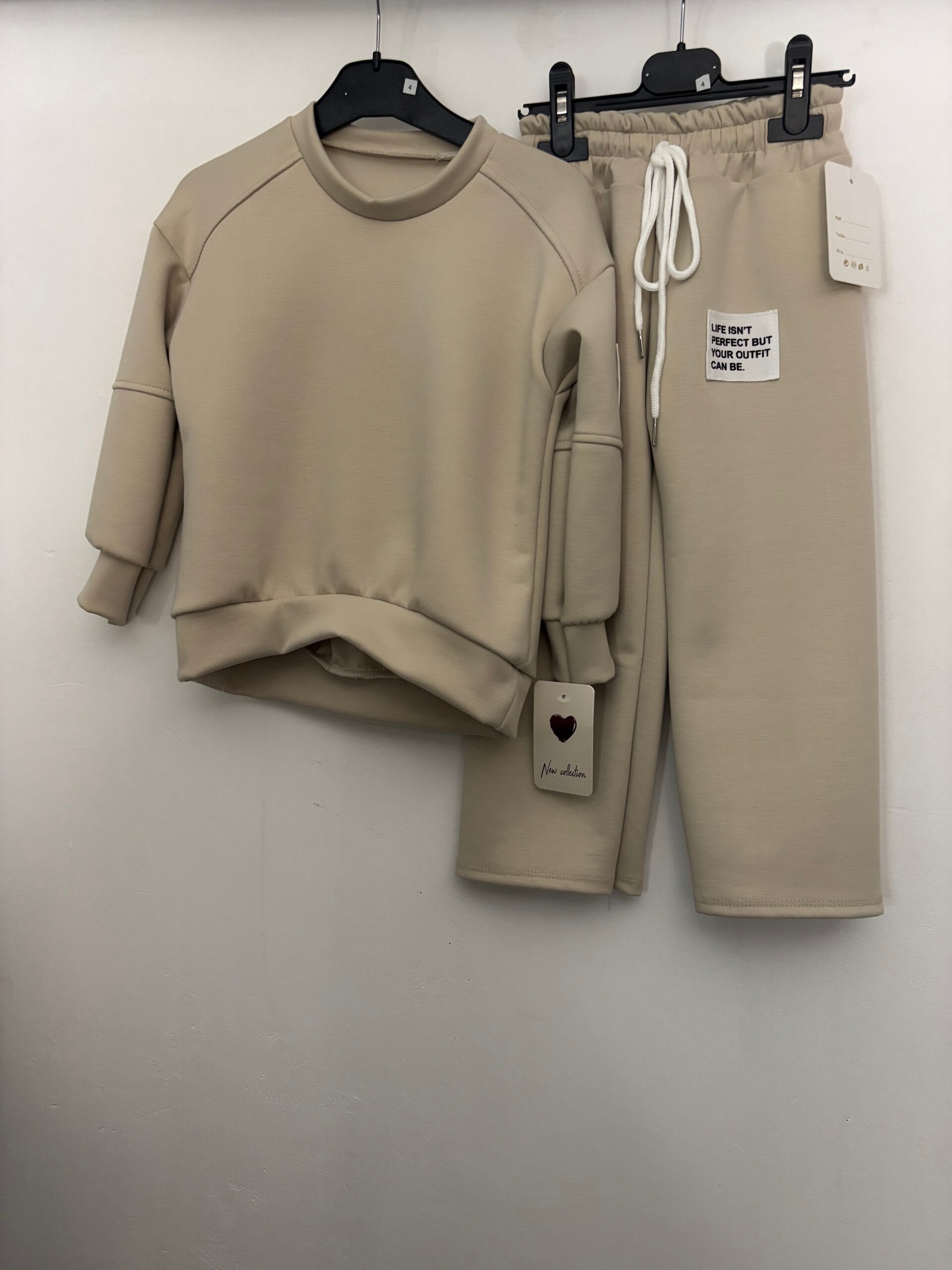 Beige label huispak
