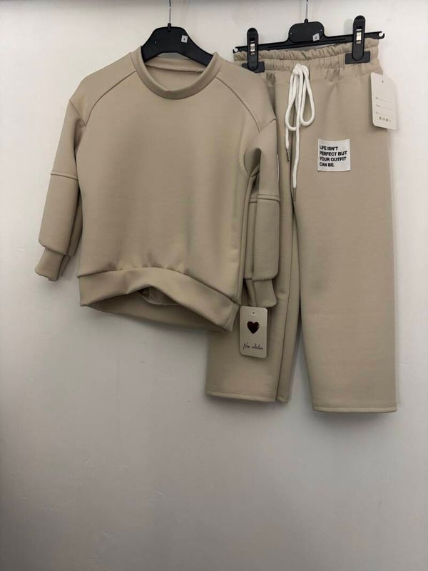 Beige label huispak