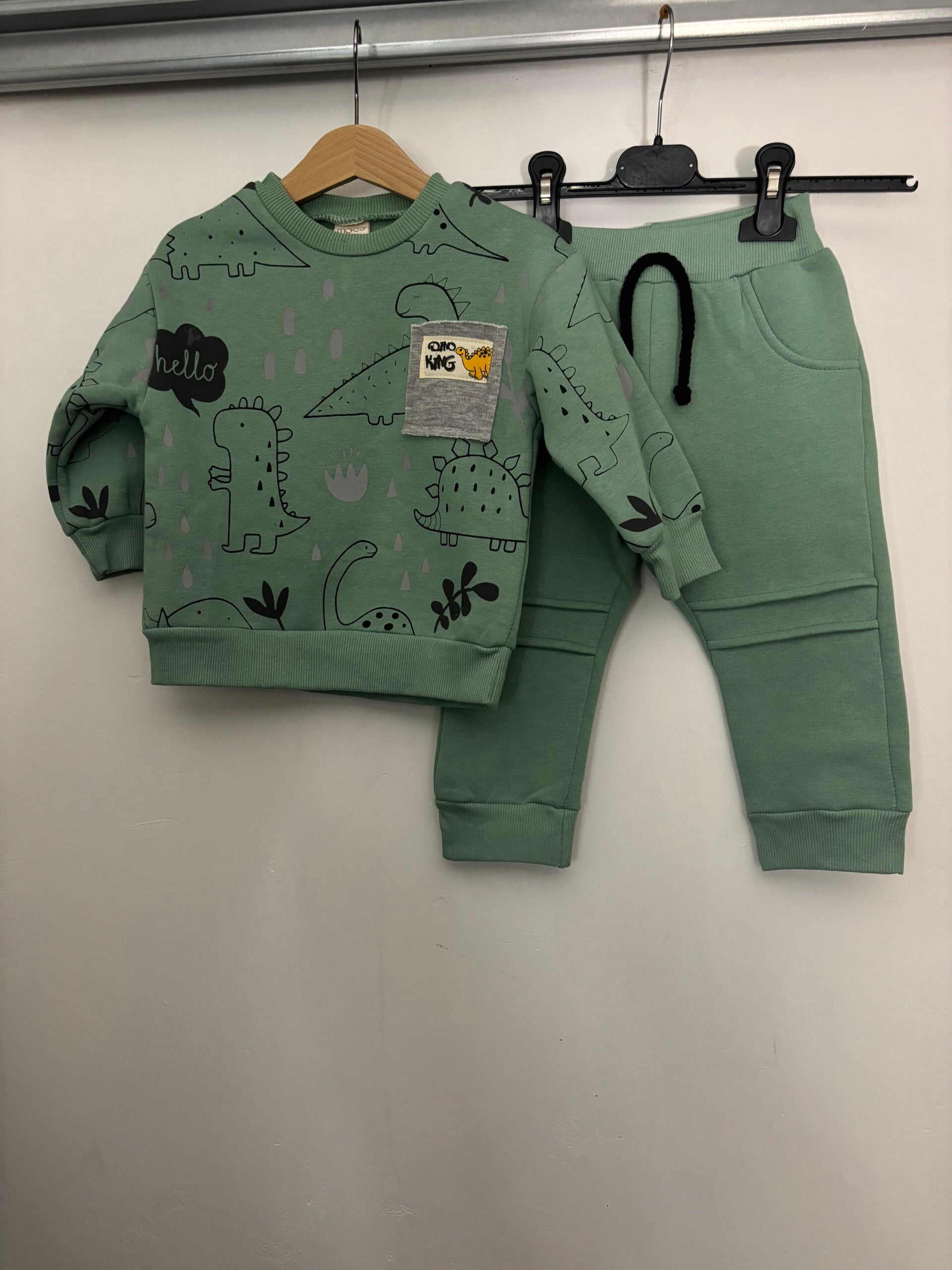 Groene dino set