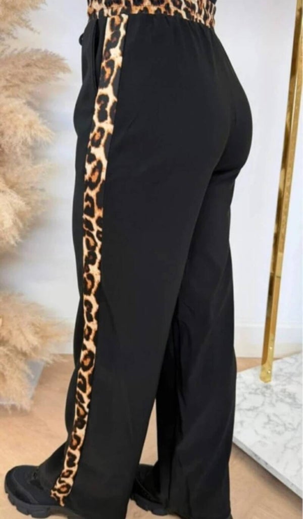 Panter jogging - zwart