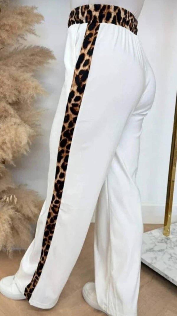 Panter jogging - wit