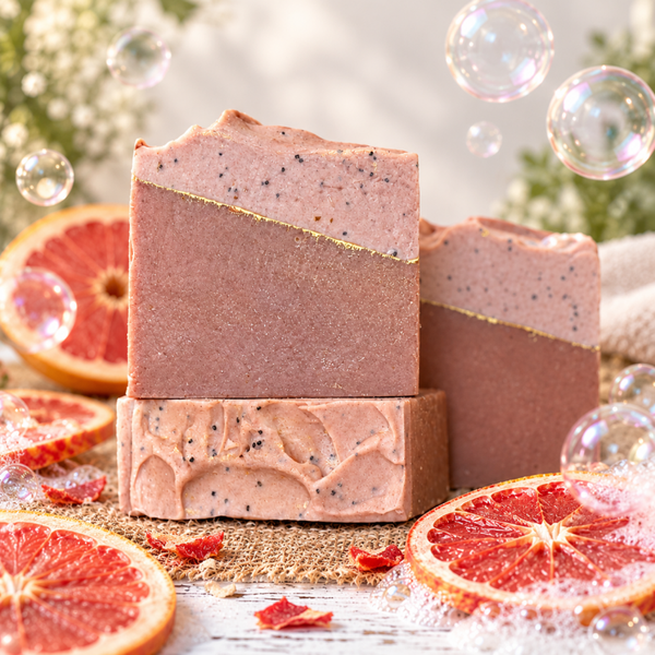 Pink Grapefruit & Poppy Seed (goats milk)