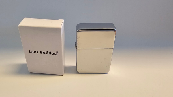 Lanz Bulldog Sturmfeuerzeug Heavy Chrome Poliert