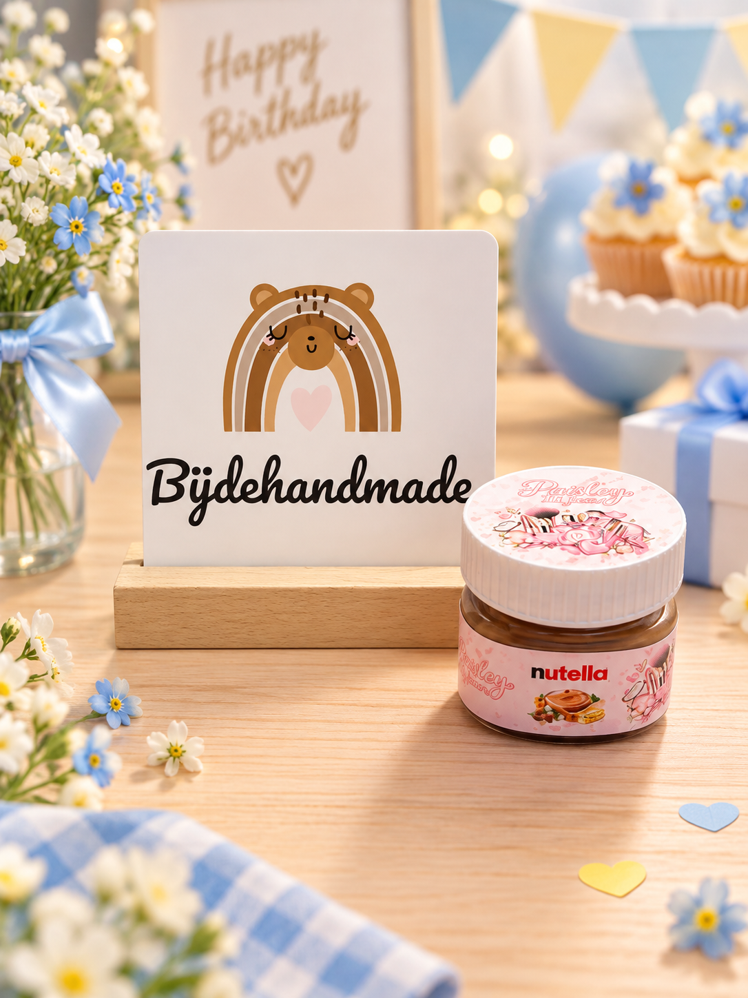 Mini Nutella potje Gepersonaliseerd