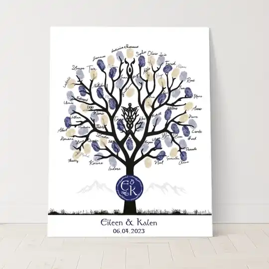 Arbre à empreintes Seigneur des anneaux  - Univers de Tolkien