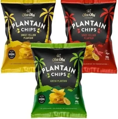 Olu Olu Plantain Chips Pack of 24