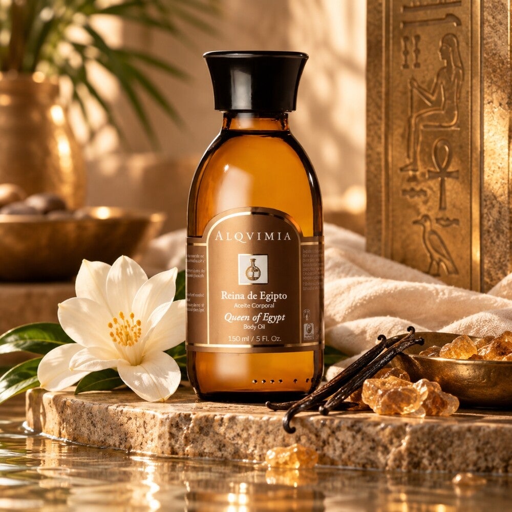 Masaje antiestrés con aromaterapia y aceites naturales Alqvimia para relajación profunda en Centro Samadhi Barakaldo