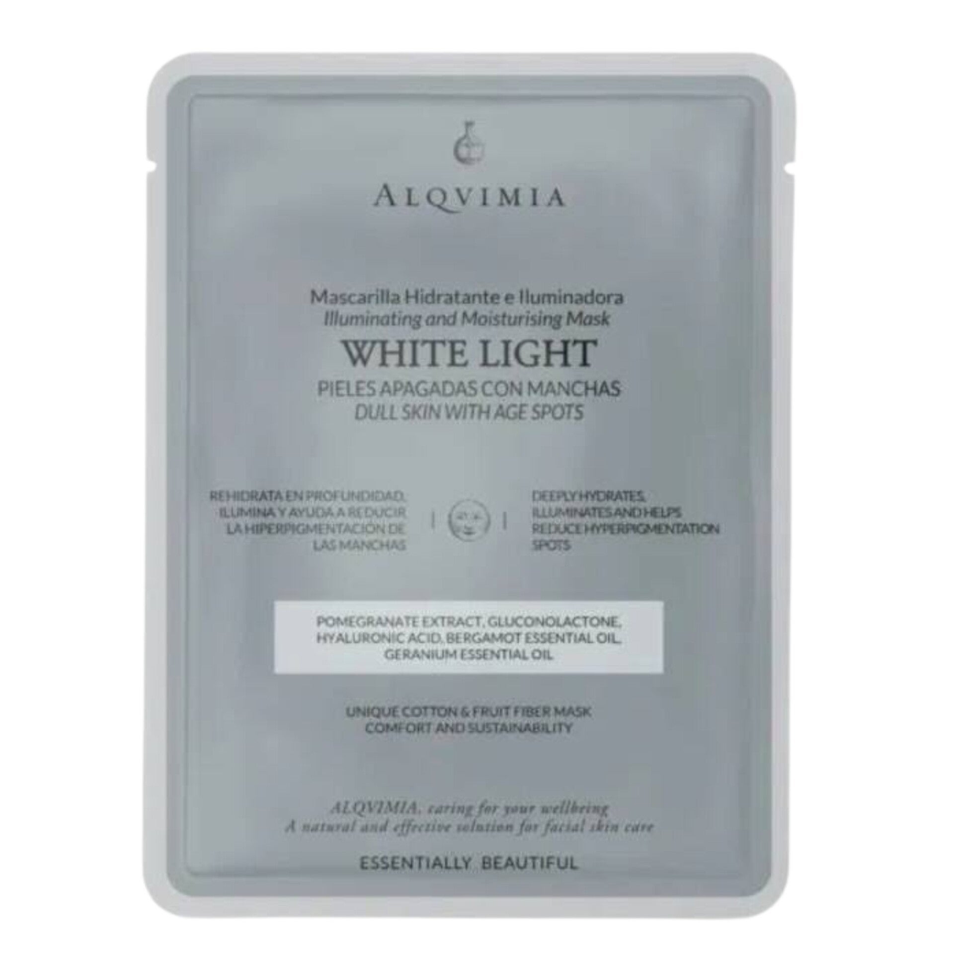 ALQVIMIA Mascarilla Facial Iluminadora White Light 20 g