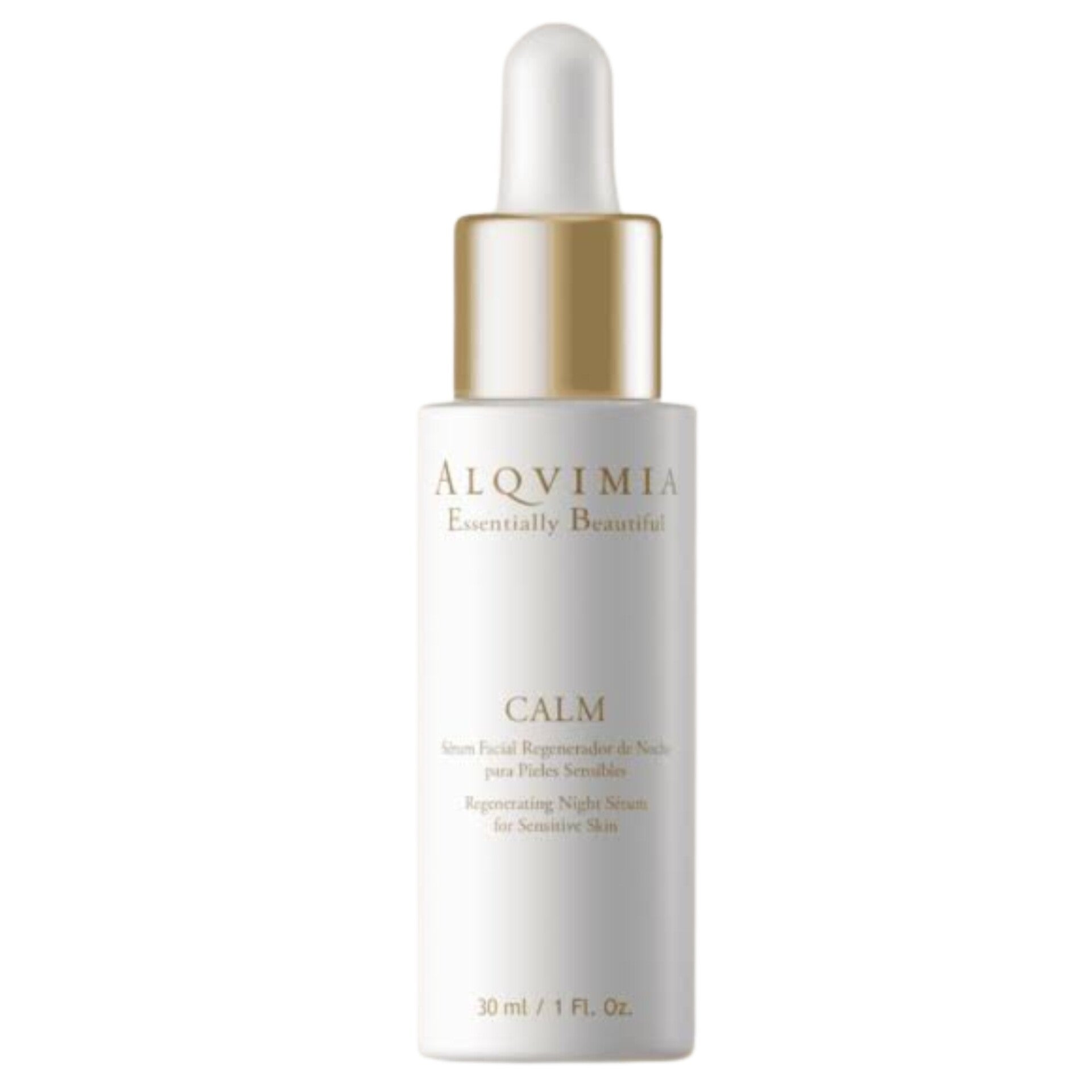 ALQVIMIA- Sérum Facial Calm – 30ml- Noche Reparadora para Pieles Sensibles y Reactivas