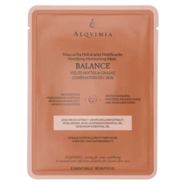 ALQVIMIA Mascarilla Facial Balance Matificante Piel Mixta Grasa 20 g