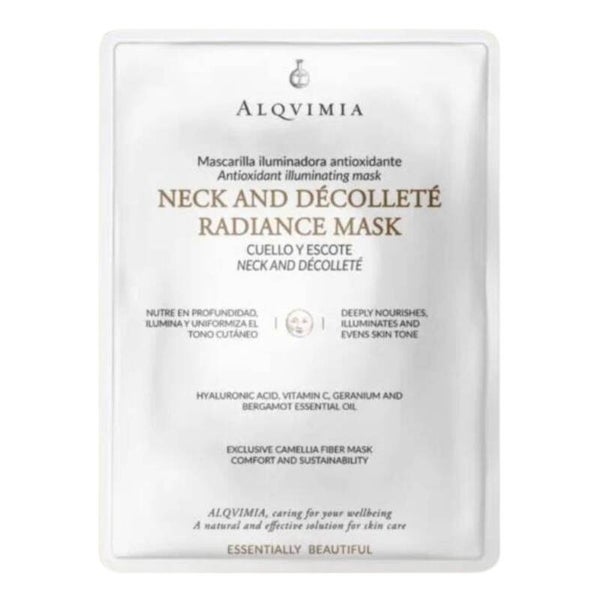 ALQVIMIA Mascarilla Cuello y Escote Radiance Iluminadora Reafirmante 20 g
