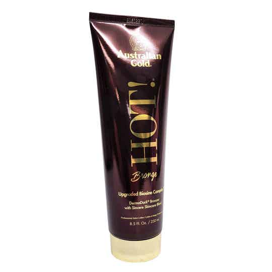 Australian Gold Hot! Bronze – Bronceador con Aceite de Coco, Vitaminas y Antioxidantes | 250 ml