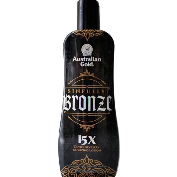 AUSTRALIAN GOLD Sinfully Bronze DHA Bronzer 15X 250ml – Tono Natural y Uniforme