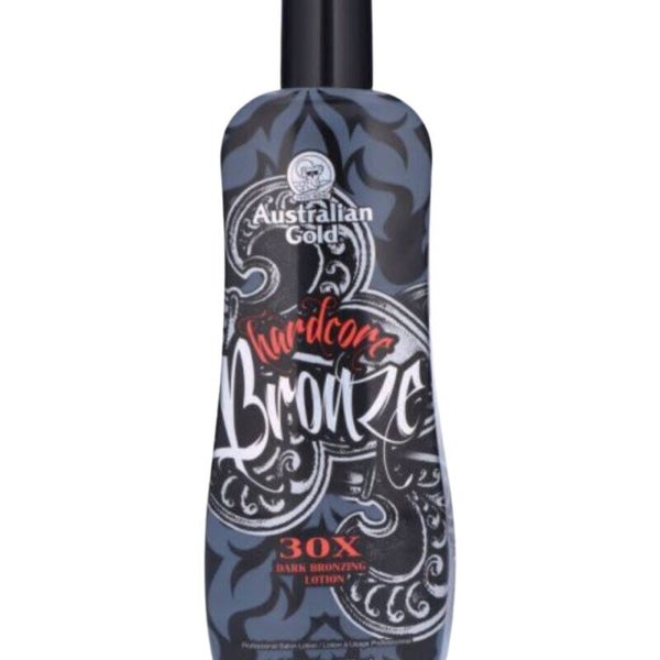 AUSTRALIAN GOLD Hardcore Bronze 30X 250ml – Tono Uniforme y Luminoso
