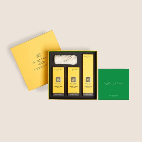 Cofre Experiencia Niños y Bebés – ALQVIMIA  - Cuidado natural, ternura y bienestar para los más pequeños