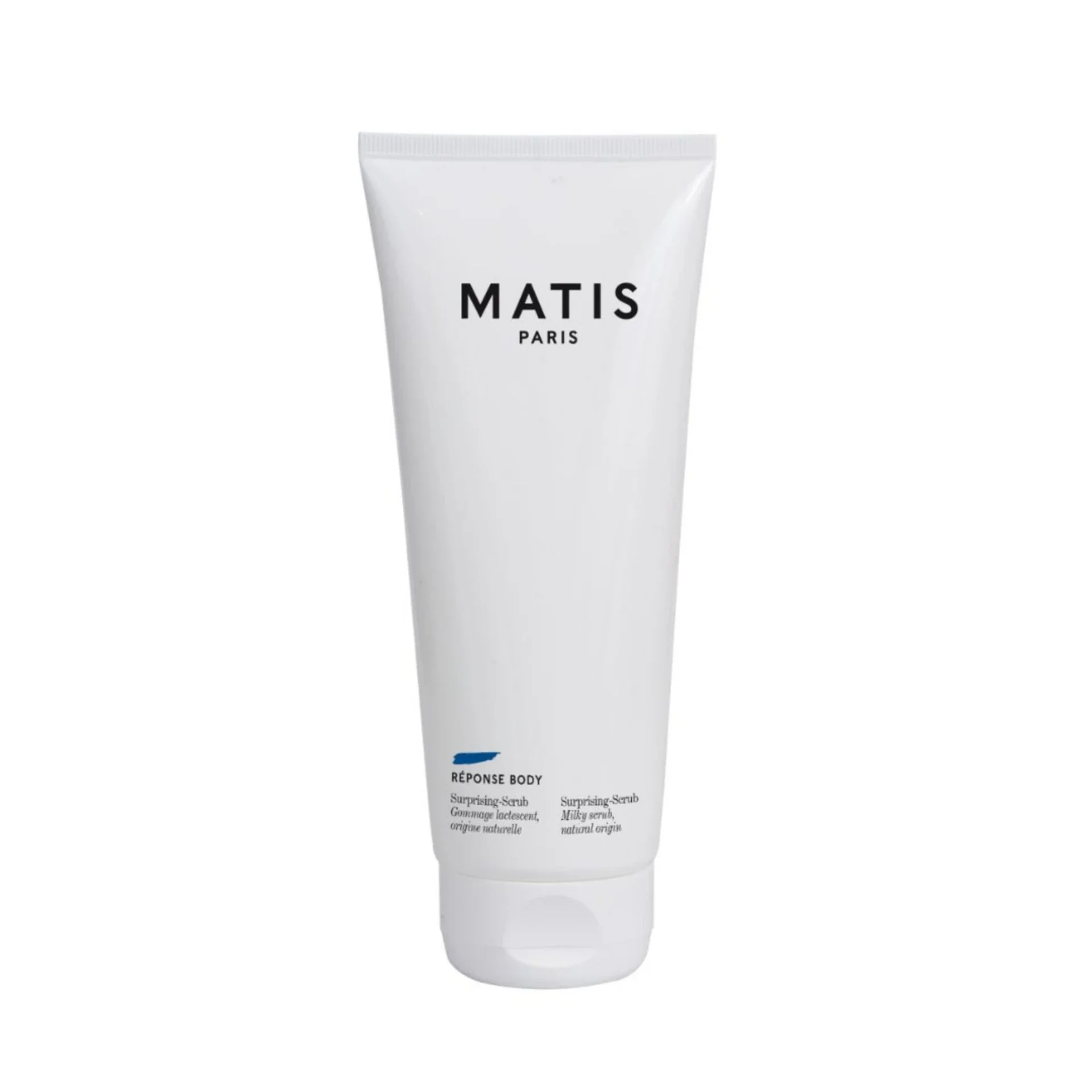 MATIS Surprising-Scrub – Exfoliante Corporal Lechoso Natural con Ácido Hialurónico y Semillas de Ricina (200 ml)