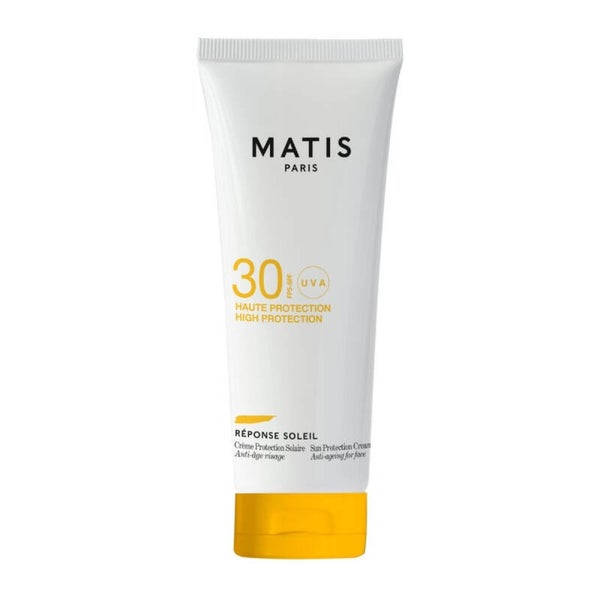 MATIS Crema Solar Facial FPS 30 – Protección Antiedad con Alga Dorada-50ml.