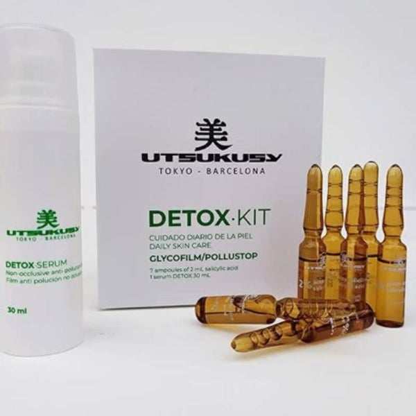 Utsukusy Detox Kit 30 ml + 7 ampollas – Cuidado facial renovador