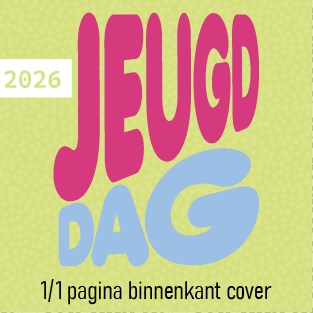 Jeugddag 2026 | Sponsoring in programmaboekje - volledige pagina op binnenkant cover