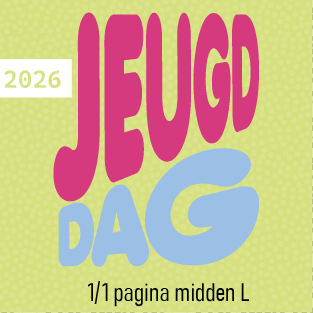 Jeugddag 2026 | Sponsoring in programmaboekje - volledige pagina op middenblad links