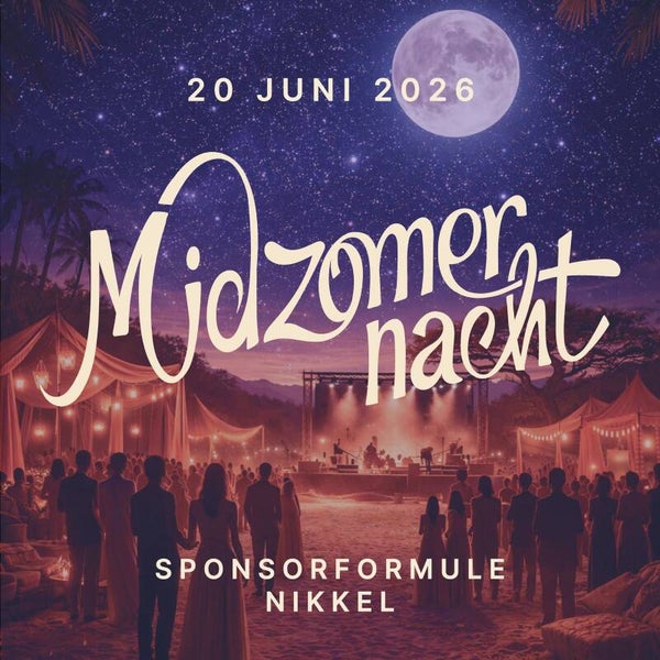 Midzomer 2026 | sponsorformule Nikkel