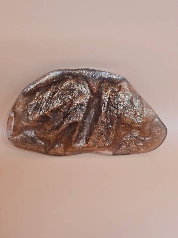 Epoxy onderzetter, bronskleurig I