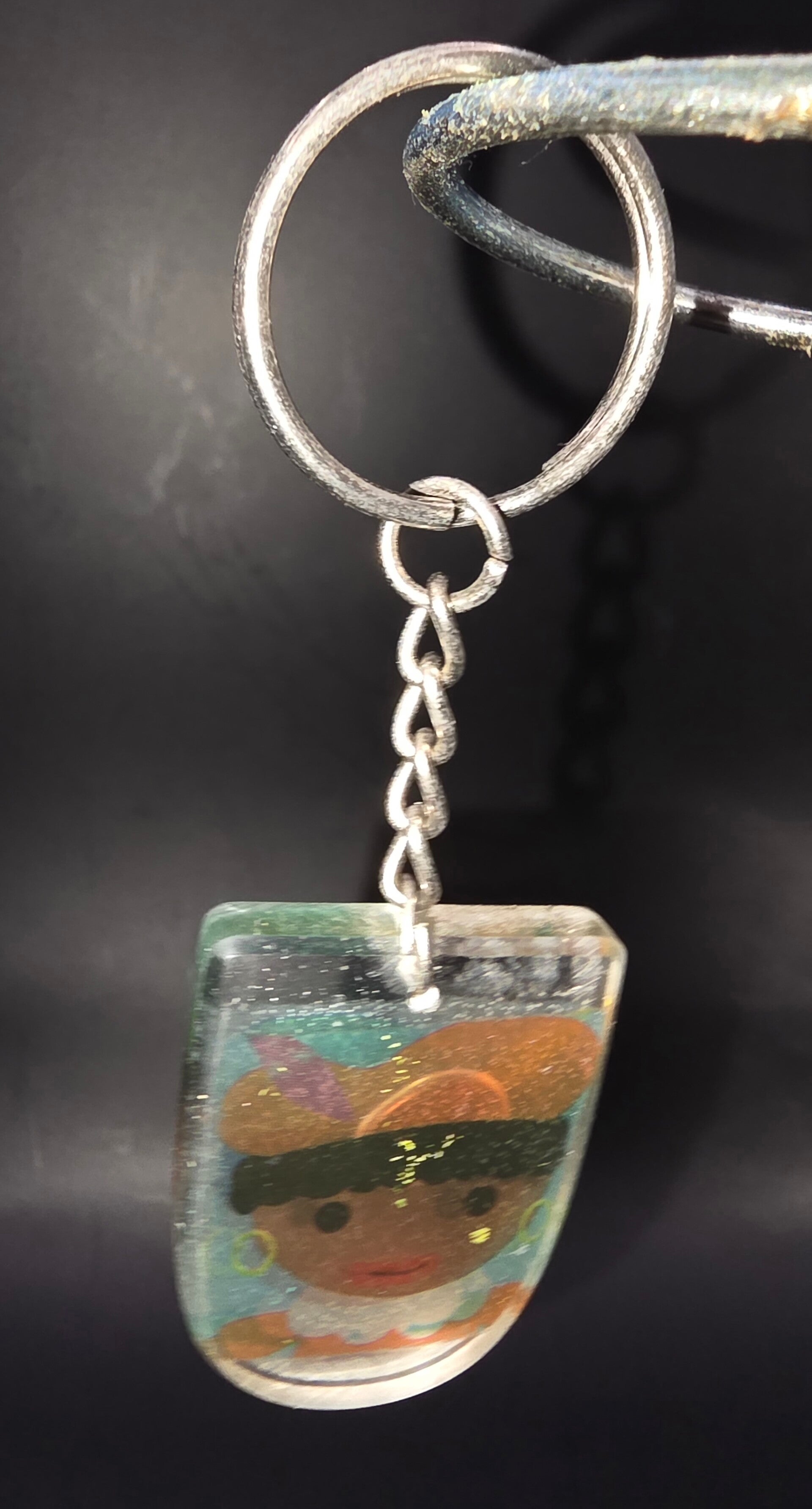 Sleutelhanger met inleg zp