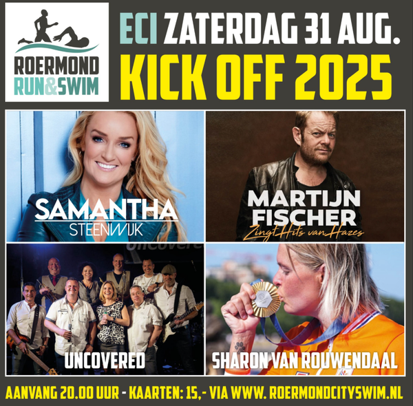 Kick-off Party Roermond RUN & SWIM (31 augustus)