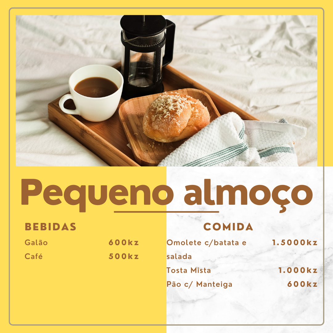 Cardápio / Menu