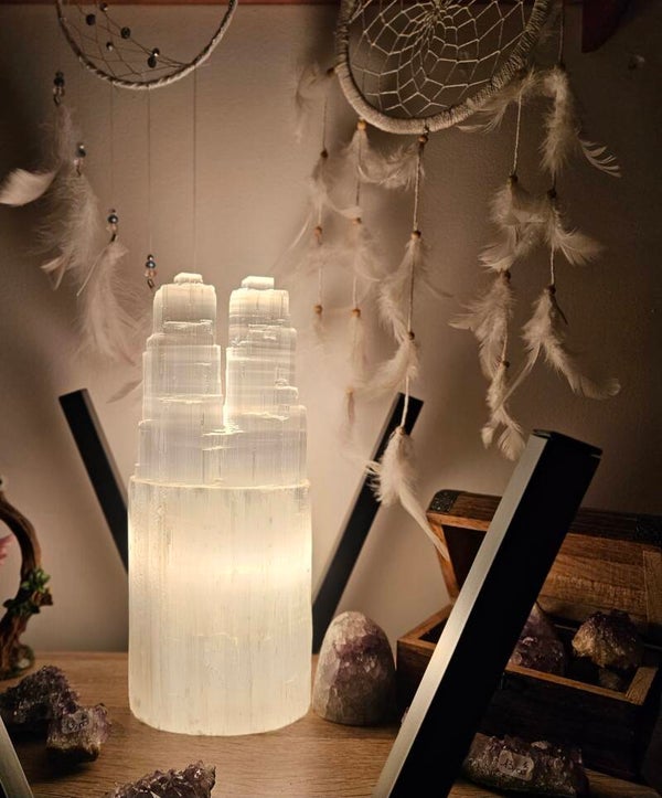 Double cascade en sélénite