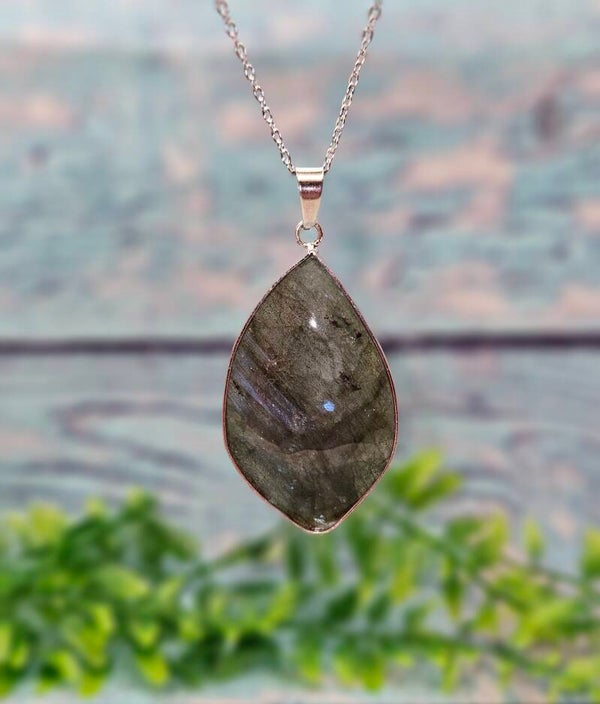 Pendentif labradorite