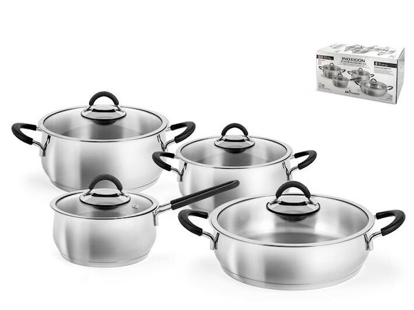 BATTERIA ACCIAIO 8 PX INOXICON PER INDUZIONE