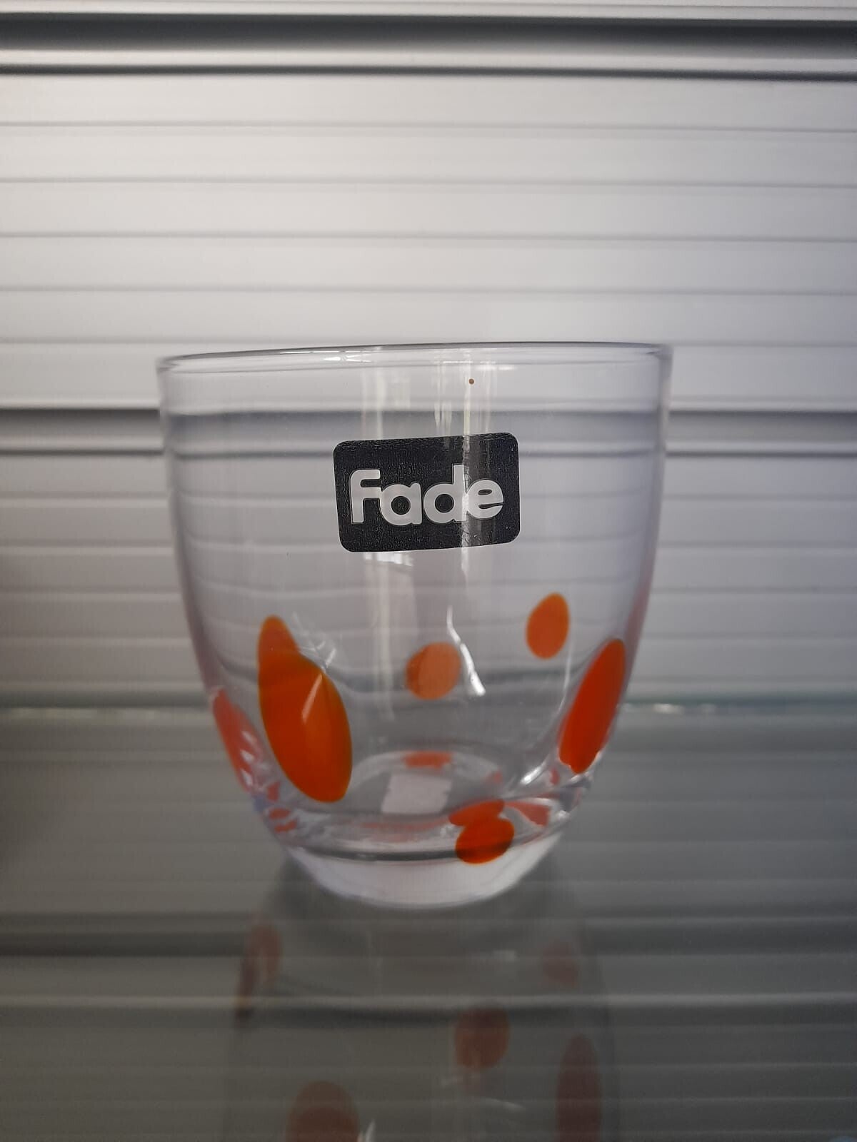 Set 6 Bicchieri finitura Gocce Arancione