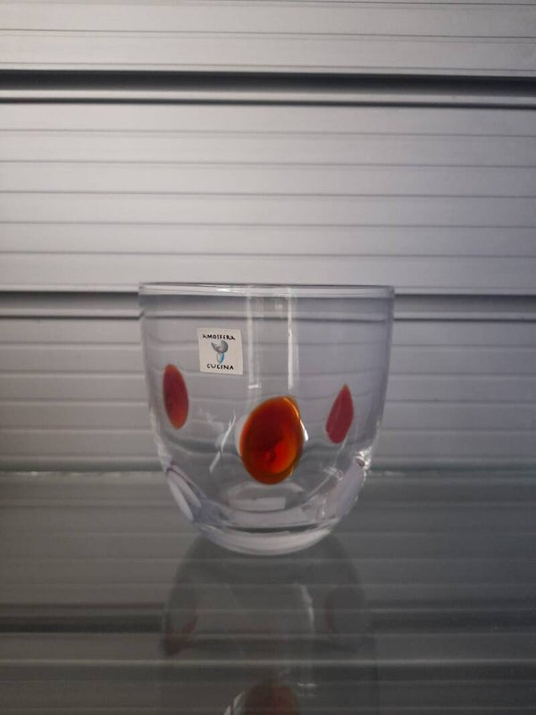 Set 6 Bicchieri finitura Gocce