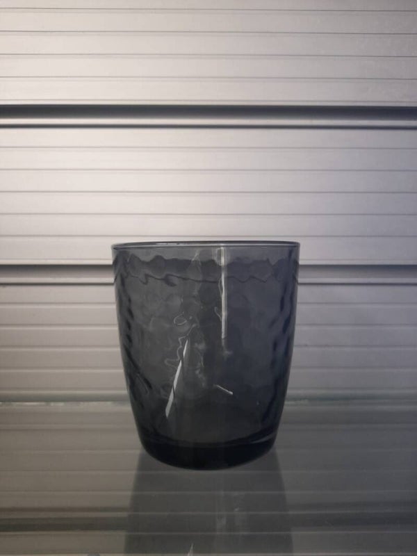 Set 6 Bicchieri Acqua Martellato finitura Fumé