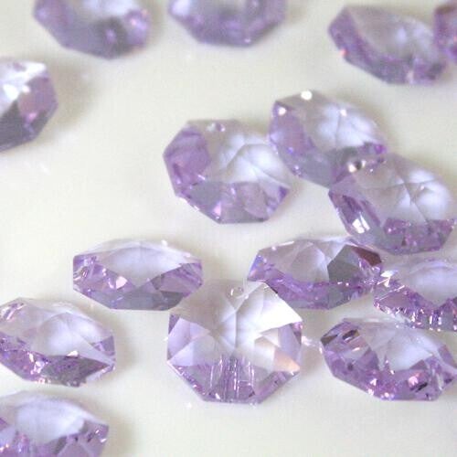 Swarovski - Cristallo ottagono Violet 14 mm