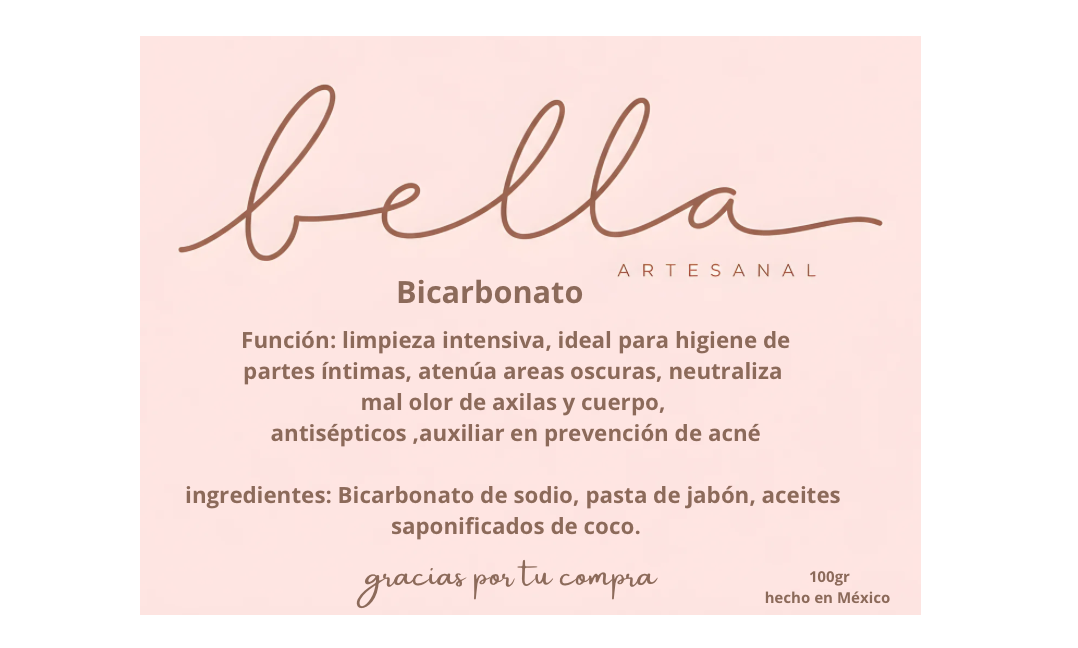 Jabón de bicarbonato