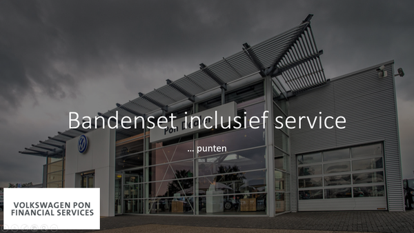 Bandenset inclusief service