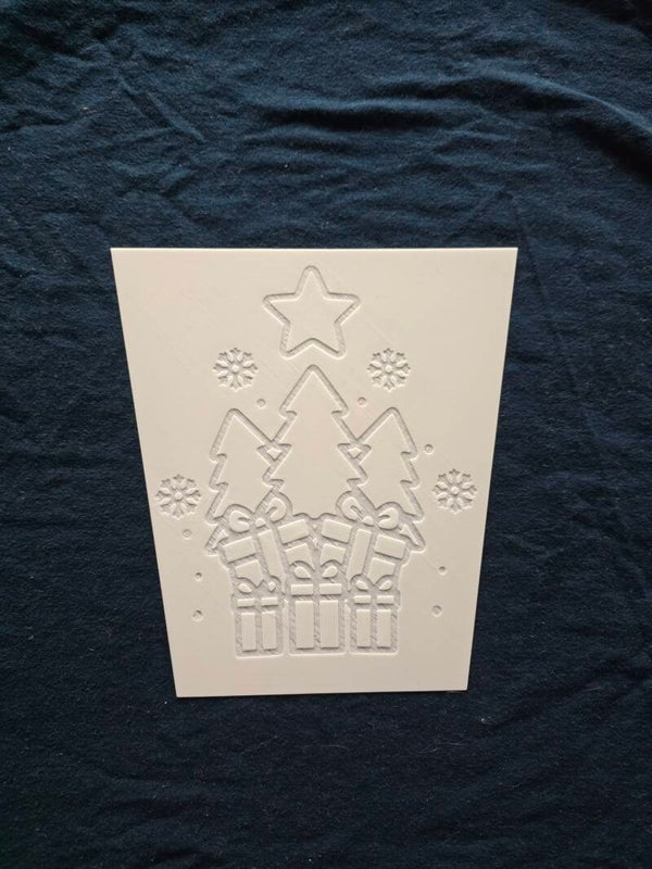 Kerstplaat voor lantaarn