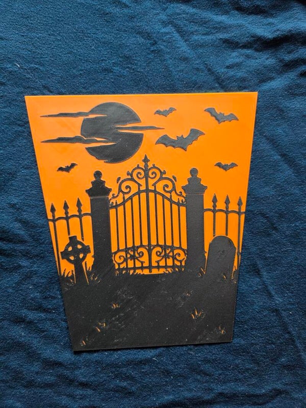 Plaat halloween lantaarn