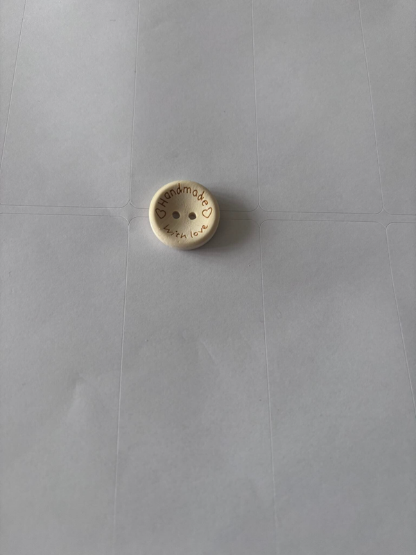 20mm Handmade with love
