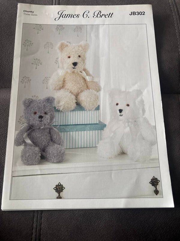 James C Brett Chunky Bear