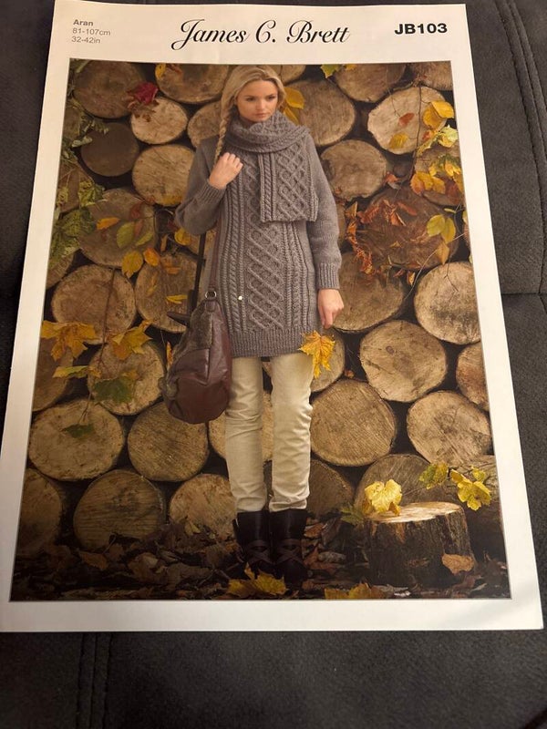 James C Brett Ladies Aran JB103