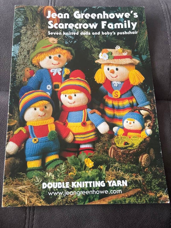 Jean Greenhowe’s scarecrow Family