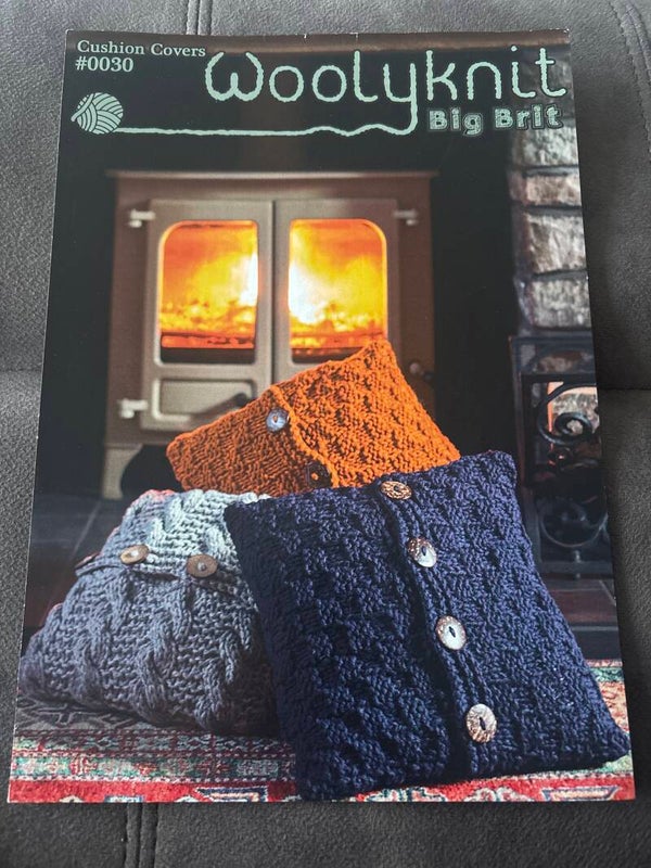 WoolyKnit Big Brit Cushion Covers