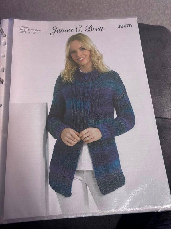 James C Brett JB670 Ladies Chunky Pattern