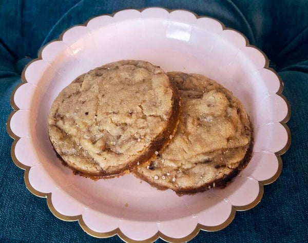Salted Carmel Cookies