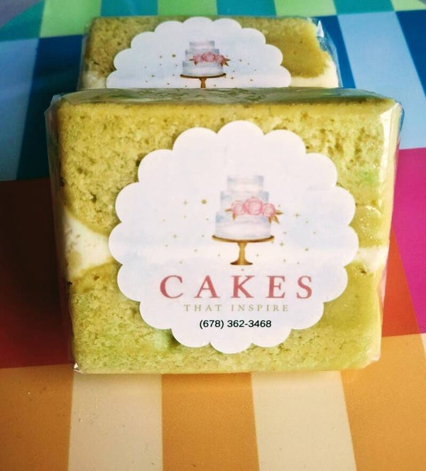Key Lime Cake Slice